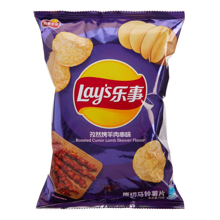Curiosity Corner Exotic Snacks - Wholesale Chips - Lay's Roasted Cumin Lamb Skewer