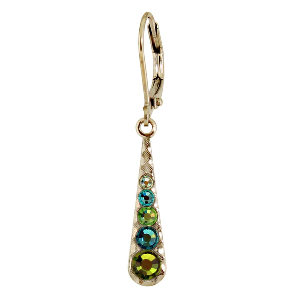 Baked Beads - Wholesale Dangle Earrings - Multi Crystal Teardrop Earring3