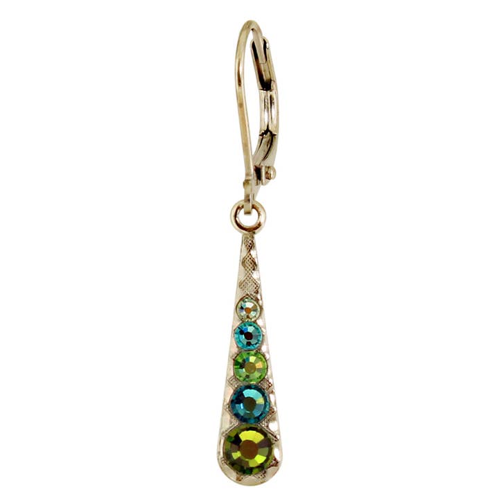 Baked Beads - Wholesale Dangle Earrings - Multi Crystal Teardrop Earring3