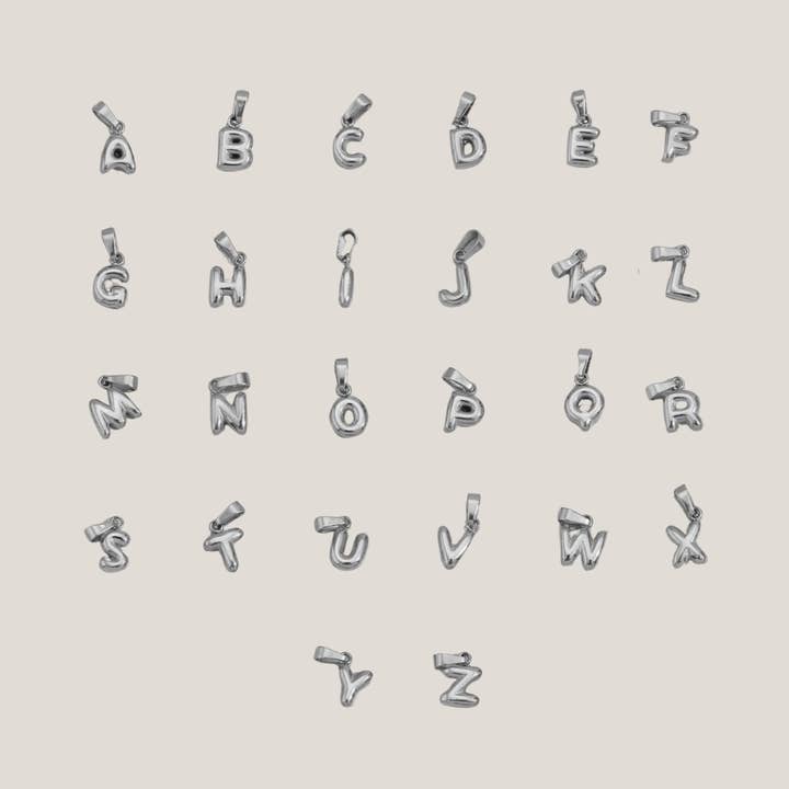 Lis the Label - Wholesale Individual Charm/Pendant - (CUSTOM ORDER) Initial Pendant ONLY2