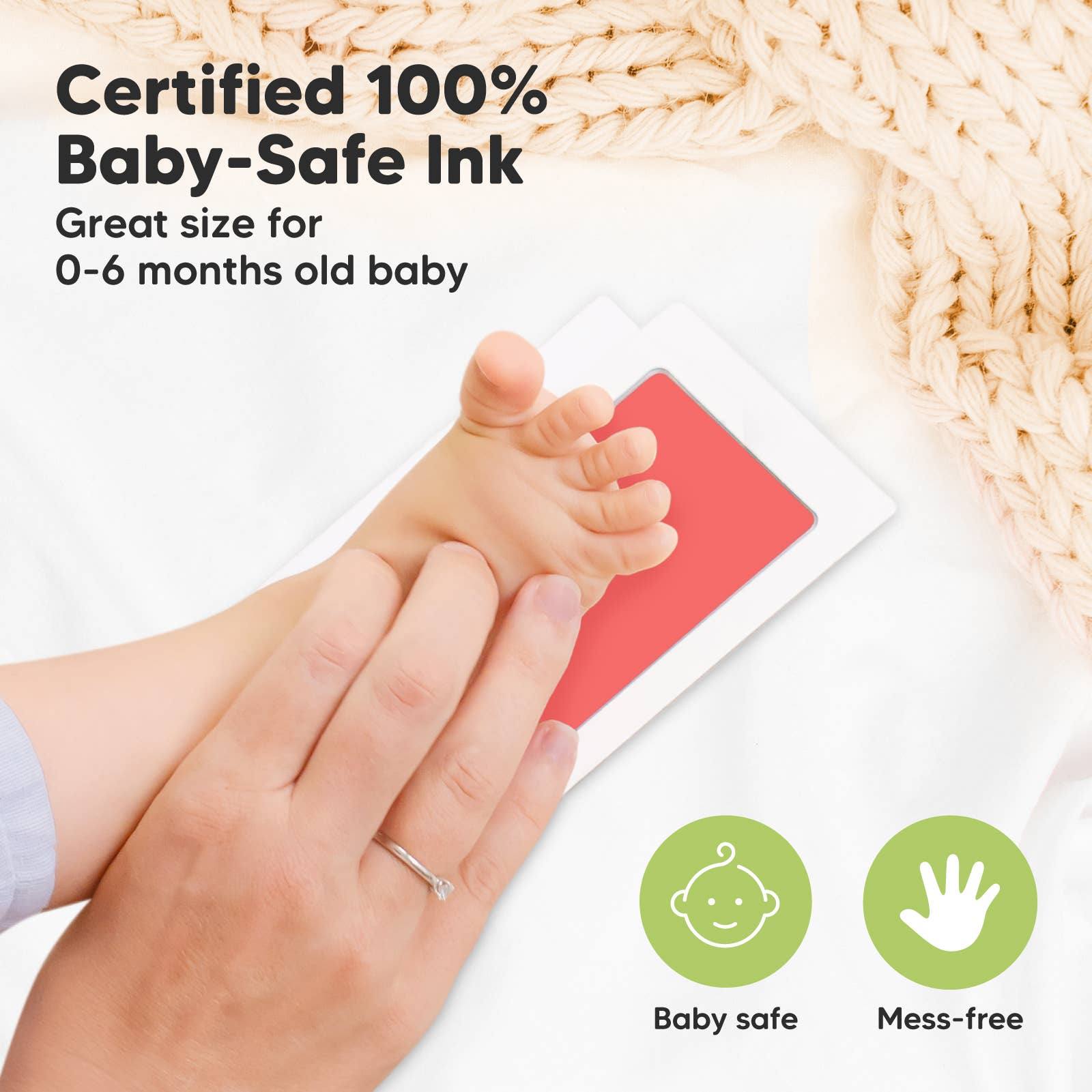 Candy 4Pk Inkless Ink Pad, Baby Footprint Kit, Dog Paw Print Kit for wholesale on Faire4