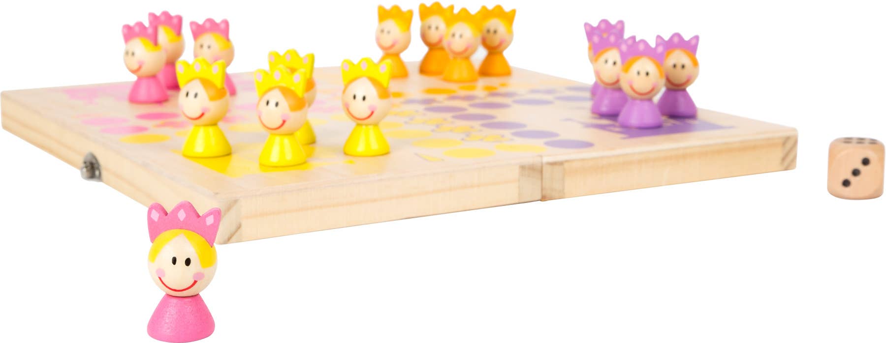 small foot - Vente Jeux de société - Jeu de ludo « Princesses » avec figurines en bois FSC®2