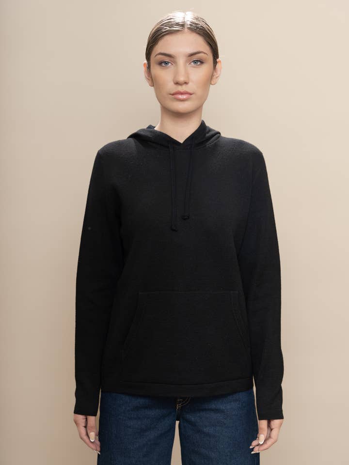 Activewear Sweater Pima cotton Inside/ Baby Alpaca Outside for wholesale by thread+butter