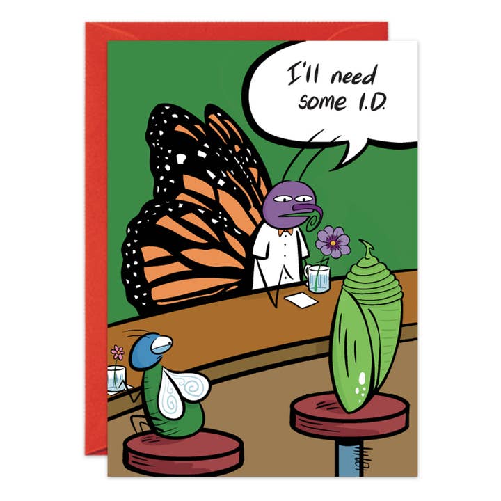 See Some ID Humorous Birthday Card for wholesale by Oatmeal Studios