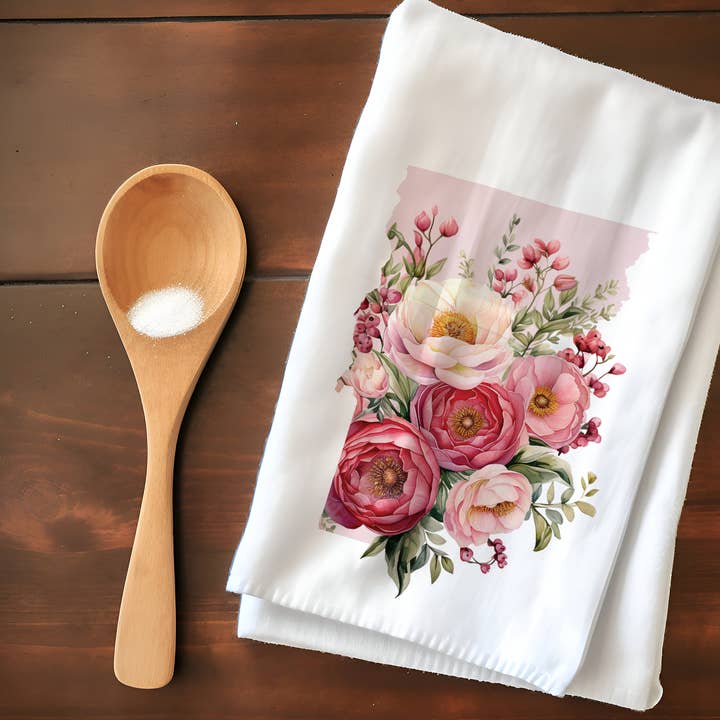 Vermont Summer tea towel | Four Seasons Collection for wholesale by Paperfinch Design