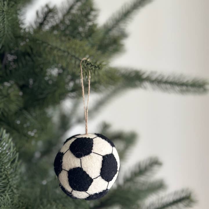 Ganapati – Großhandel Verzierung – Filz-Sportball-Ornament-Set2