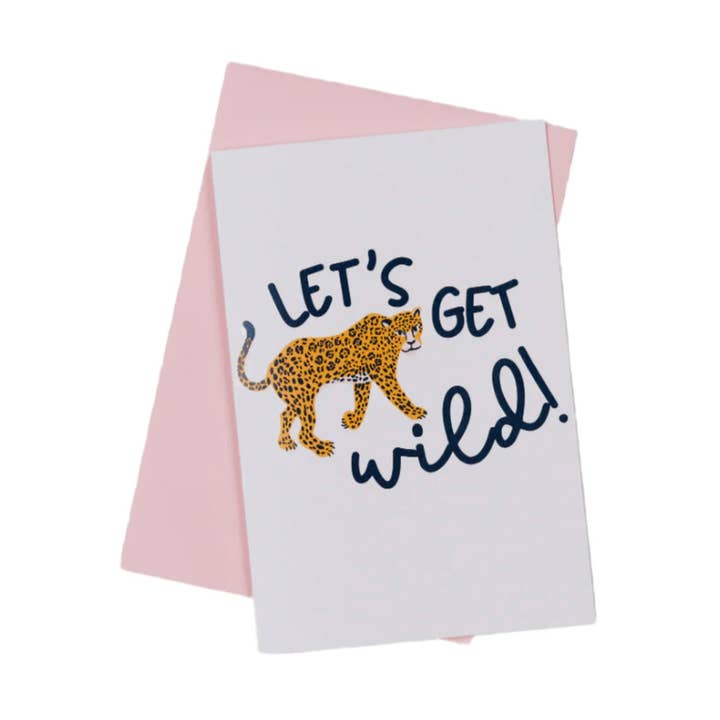 The Paper and Plan Co. - Wholesale Thank You Card - Let's Get Wild Card0