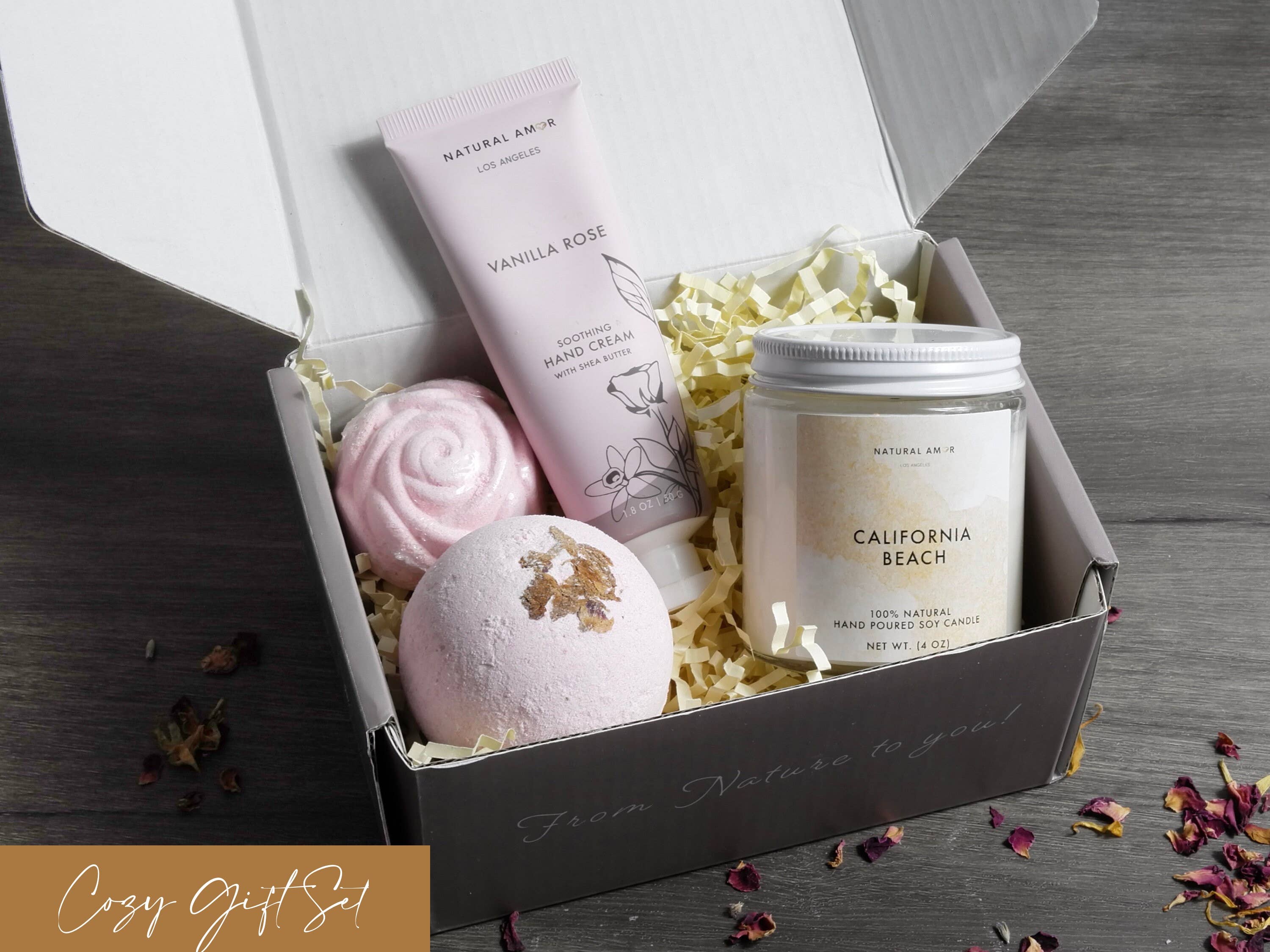 Natural Amor LLC - Wholesale Bath & Body Set - Spa Bath Body Gift Set| Natural Skincare Gift Sets1
