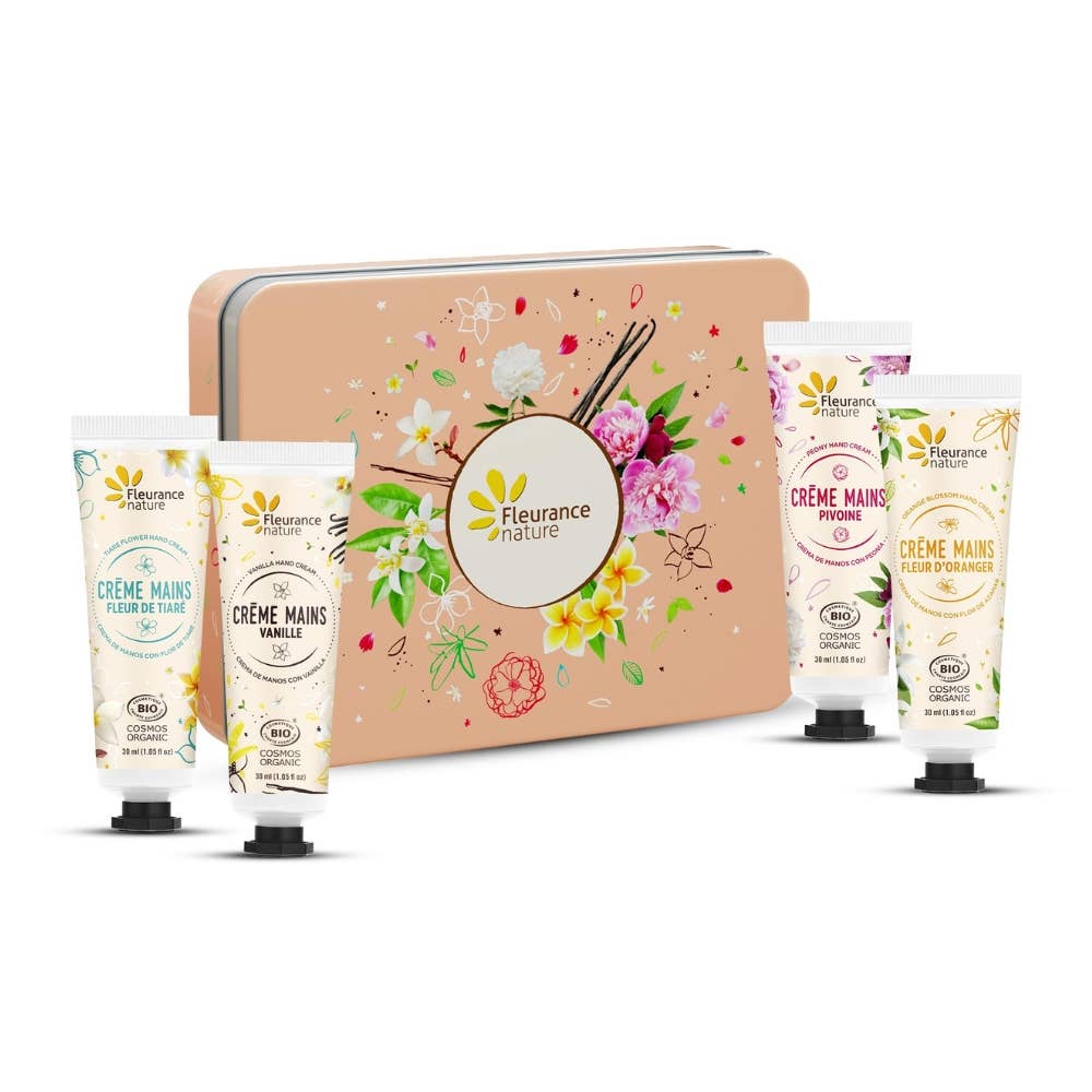 Fleurance Nature - Wholesale Gift Box - Peach hand set floral escape1