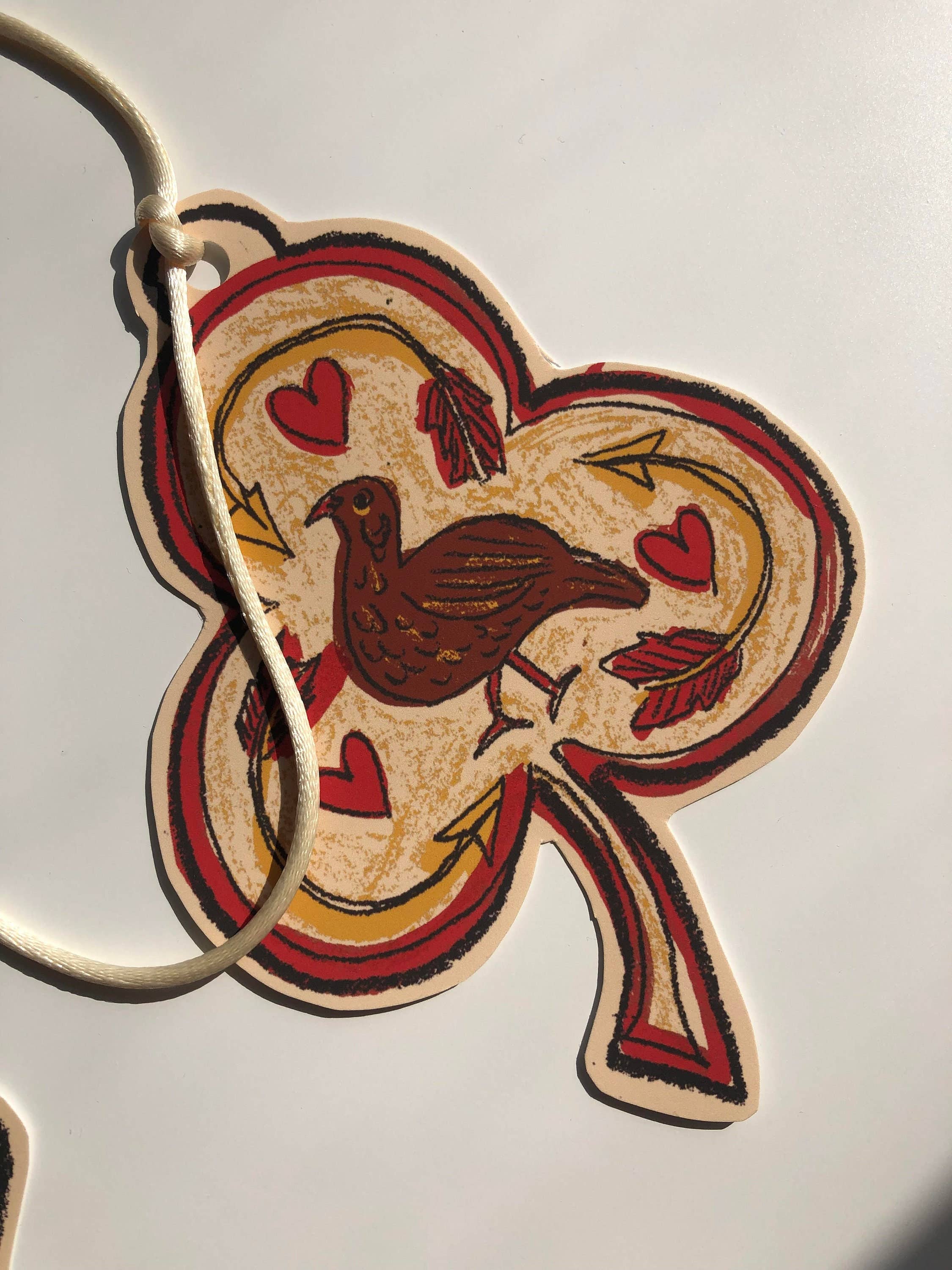 Tulips and Heather - Vente Fanion/guirlande - Guirlande en papier illustrée - Lapin Radis Mains et Cœur5