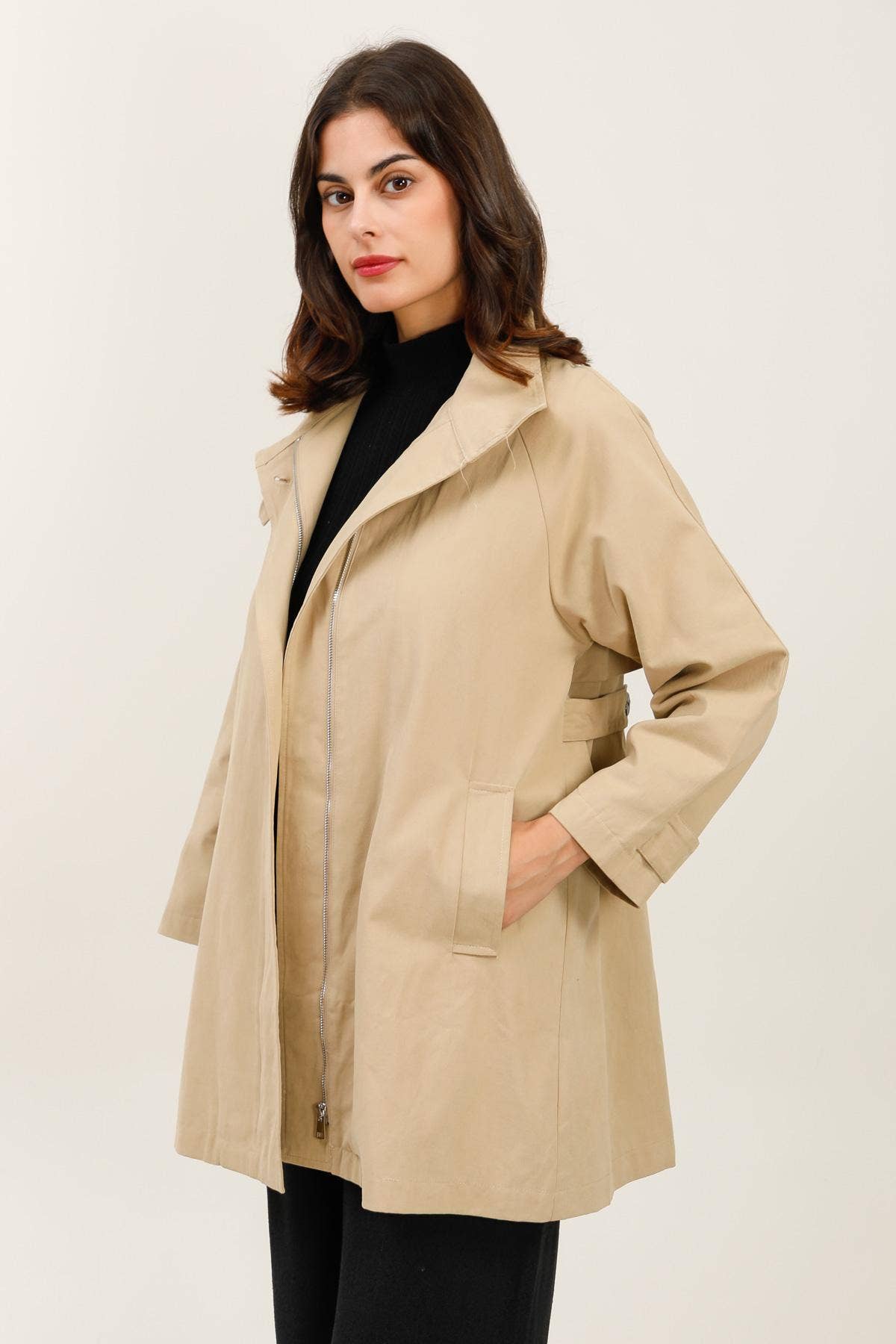 Daphnea - Wholesale Trench Coat - Women's - 5868 MID-LENGTH TRENCH4