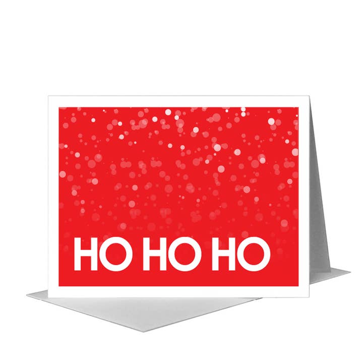 Ho Ho Ho, Greeting Card (#8471B) for wholesale by Printed Canvas