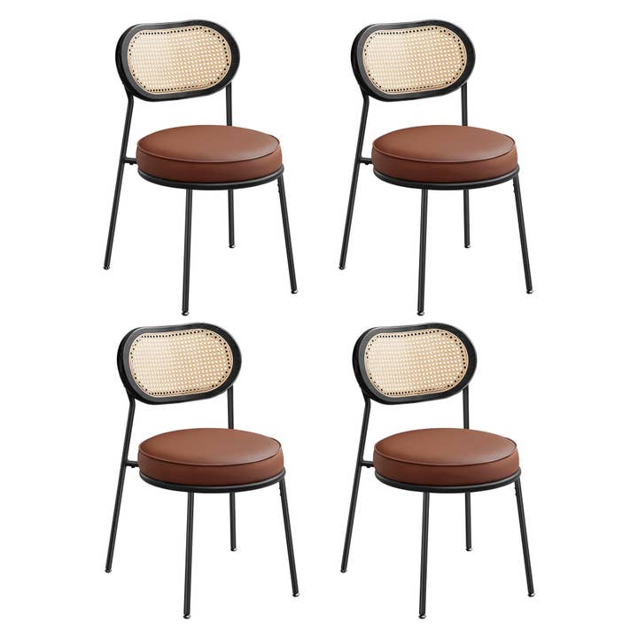 Greenwestons – wholesale Stol – Matstolar, uppsättning av 4 matsalstolar med Boho PE R 1