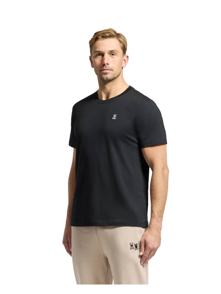 Classic Crew Neck Tee-001 Black for wholesale on Faire1