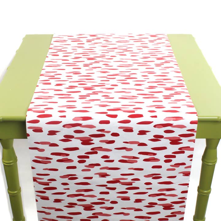 Club House 12' Paper Table Runner - Red for wholesale by Madcap Cottage