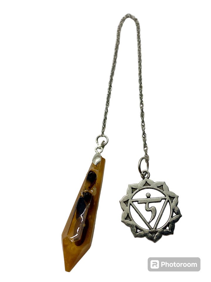 Chakra Pendulum (SOLAR)
for wholesale by Orgonics by Driftwood Works Inc