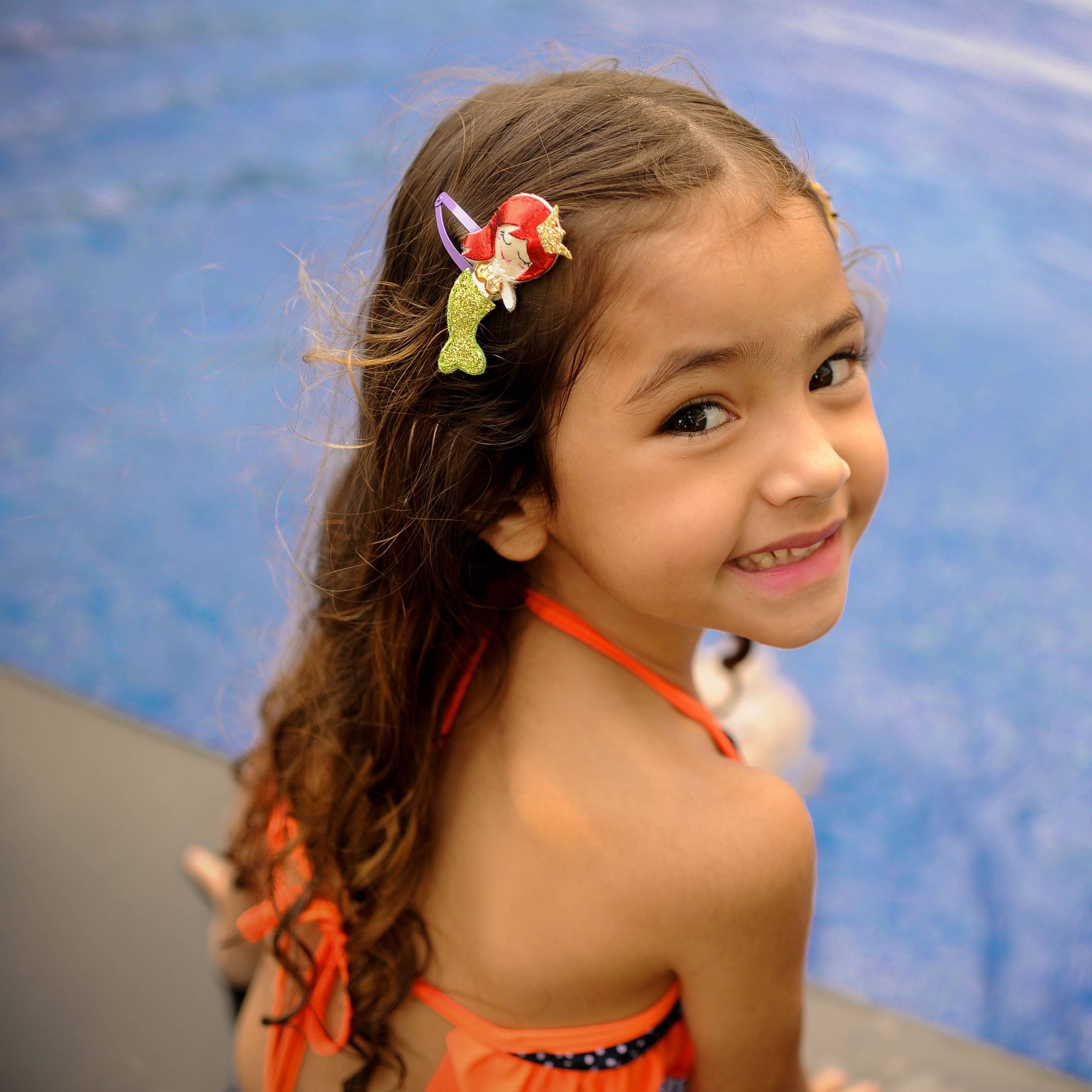 Lily and Momo - Wholesale Hair Clip - Kids - Under The Sea Trio Hair Clips- Multi1