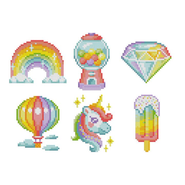Mini Dazzles™ - Rainbow for wholesale by Diamond Art Club