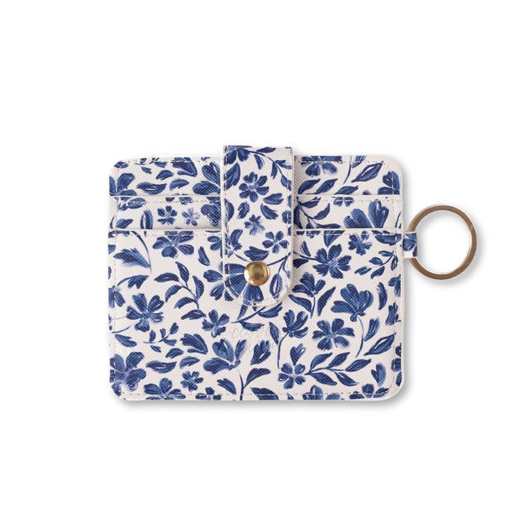 Elyse Breanne Design - Wholesale Wallet - Women's - Porcelain Floral Card Wallet