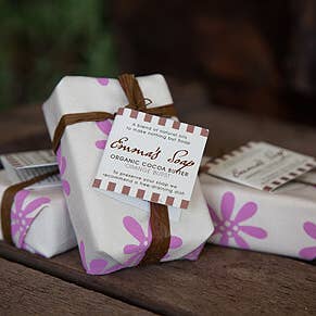 Savon biologique au beurre de cacao, parfum Orange Burst, 90g pour la vente par Emma's Soap