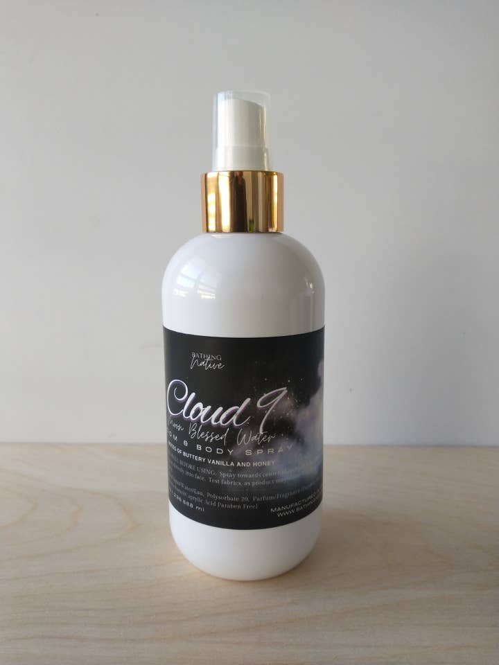 Cloud 9 Room and Body Spray for wholesale by The Bathing Native