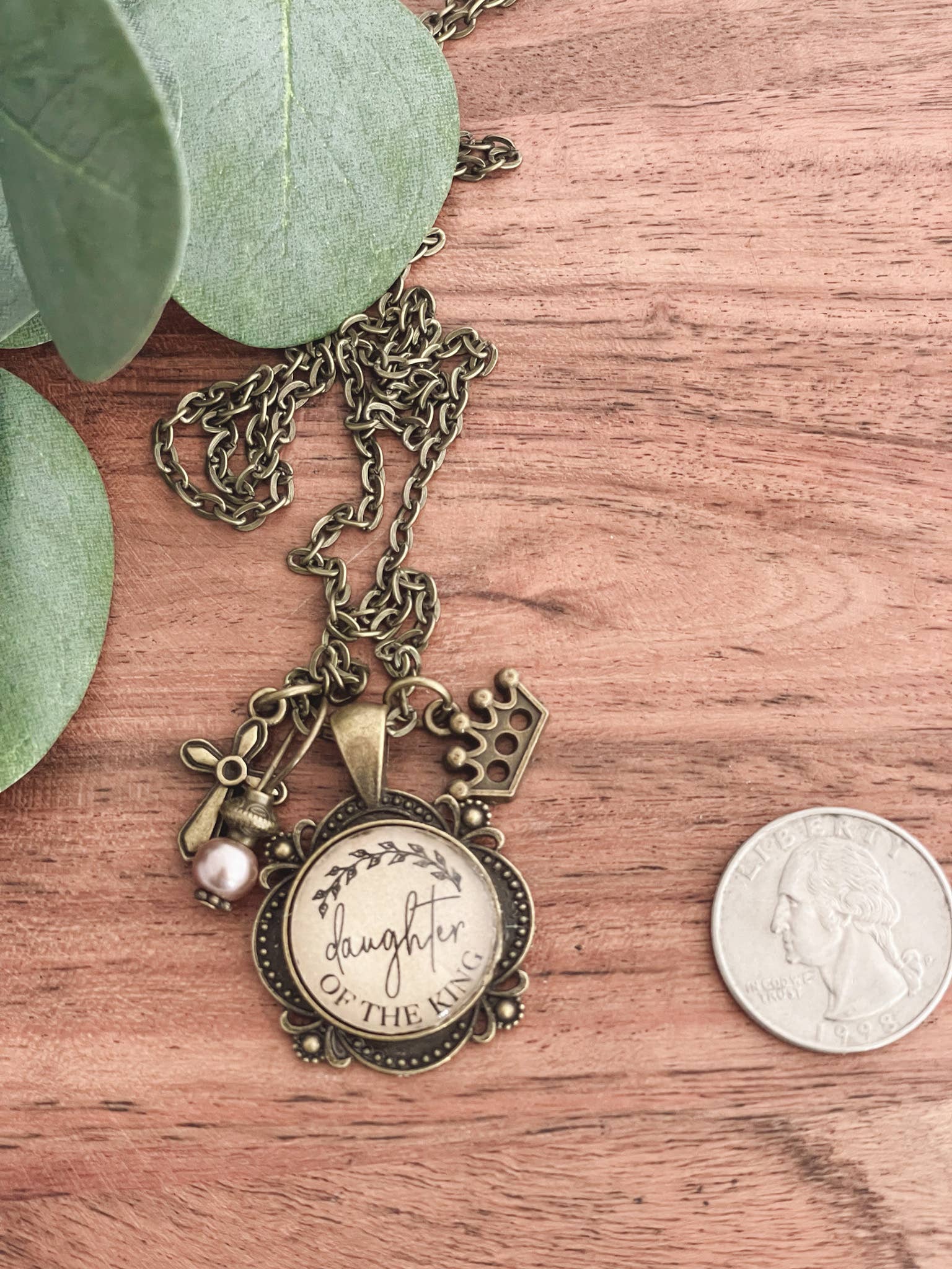 Ivy Barn Designs - Wholesale Pendant/Charm Necklace - Daughter of the King Necklace Christian jewelry gift1
