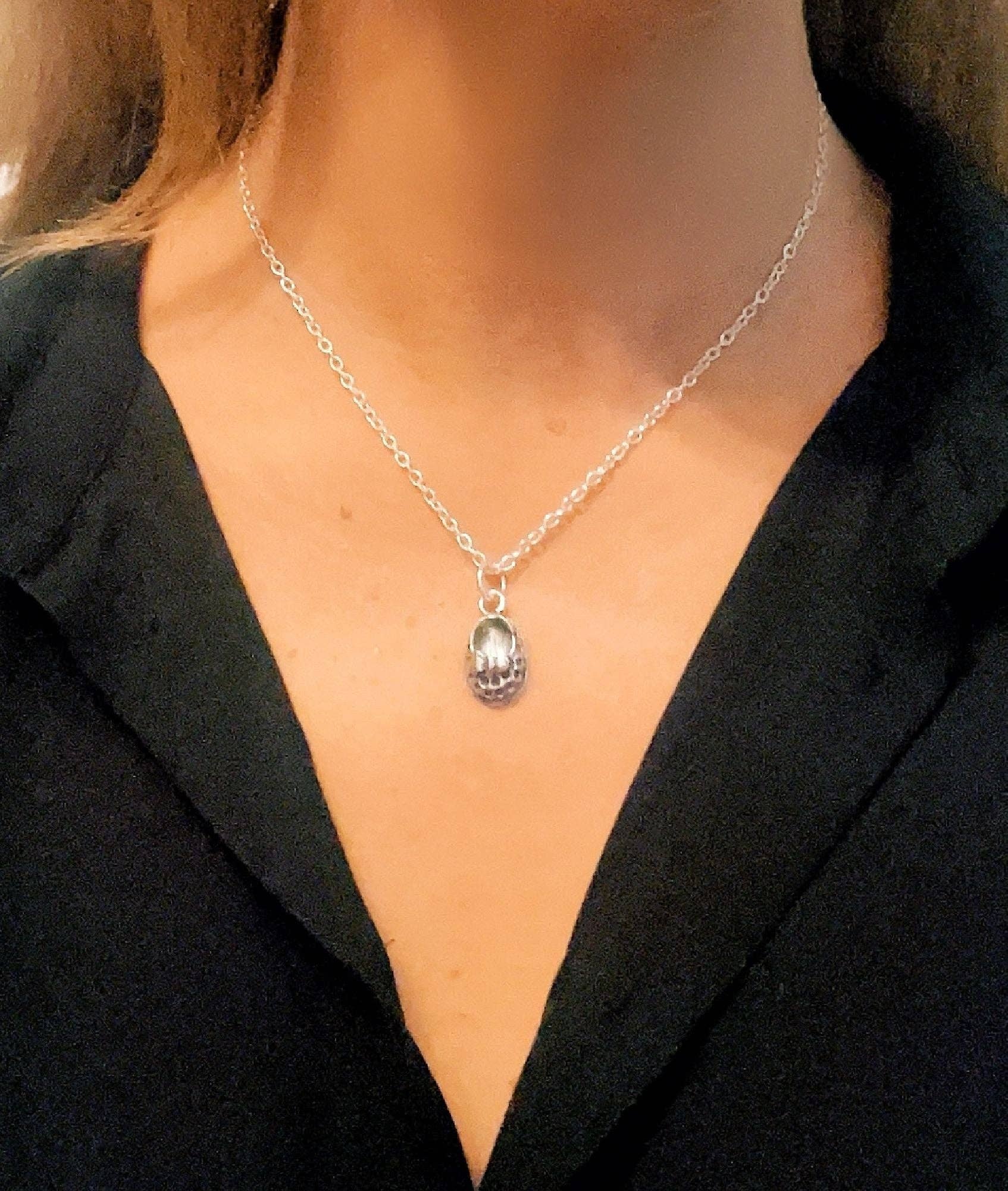 Gloria Mago - Vendita all'ingrosso Collana con ciondolo/pendaglio - Collana «Manoletina» in argento placcato1