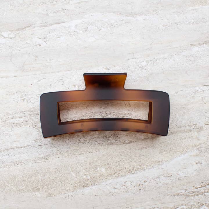 Tiepology - Wholesale Hair Clip - Women's - Jumbo Size 5 Inch Solid Long Square Hair Clip23