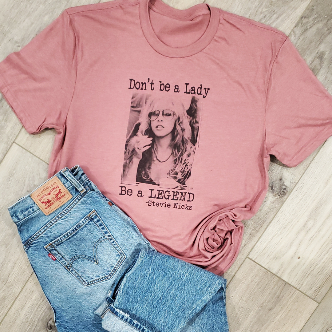 Funk Town Tees - Wholesale T-Shirt (Graphic) - Women's - Retro Rock Band Don't Be a Lady T-Shirt Unisex Softstyle Tee1