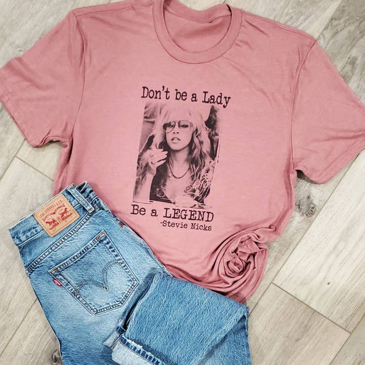 Funk Town Tees - Wholesale T-Shirt (Graphic) - Women's - Retro Rock Band Don't Be a Lady T-Shirt Unisex Softstyle Tee1