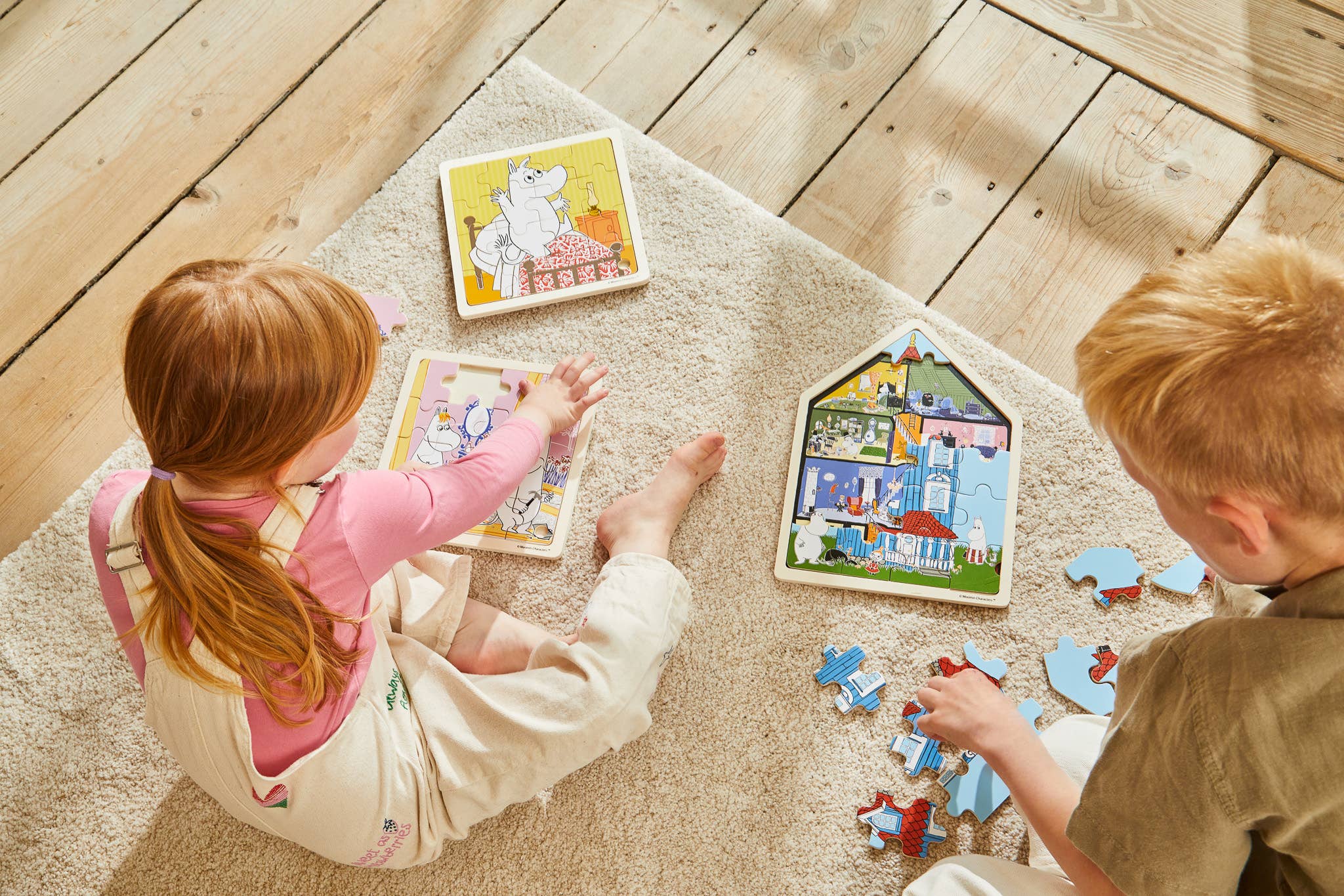 Barbo Toys – Engroshandel Puslespil - Børn – Mumi - Formede Træpuslespil - Hus4