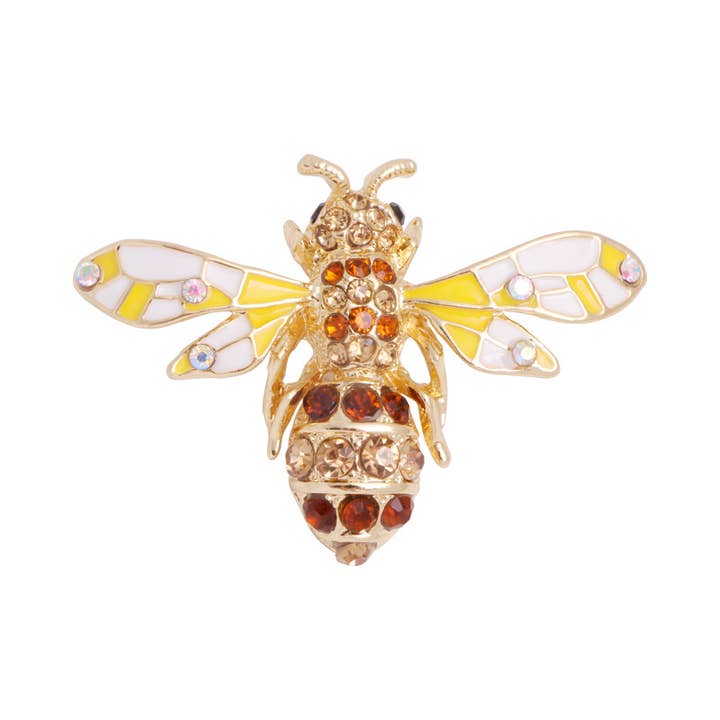 Tourtiwi - Wholesale Brooch - Cute Bee Series Brooch, Nature Inspired Insect Pin4