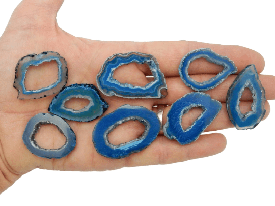 Rock Paradise – Engroshandel Spirituelle sten og krystaller – Krystal Druzy agatskiver med naturligt Druzy Center9