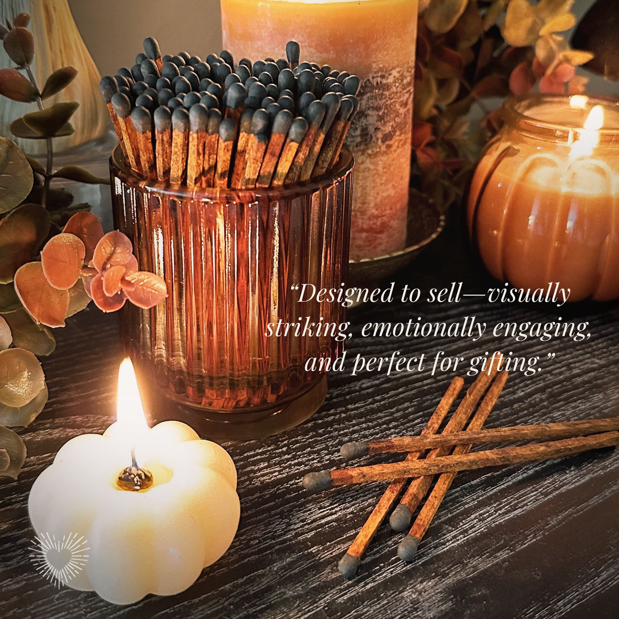 Thankful Greetings - Wholesale Matches - 4" Matches - sets of 500s Bulk / Loose / Raw5