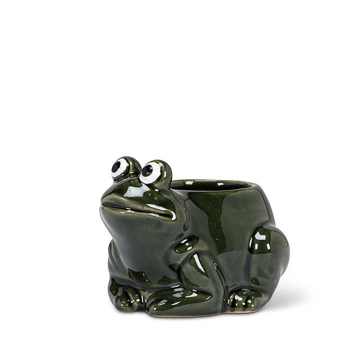 Abbott - Wholesale Plant Pot - Sm Crouched Frog Planter-4.5" L1