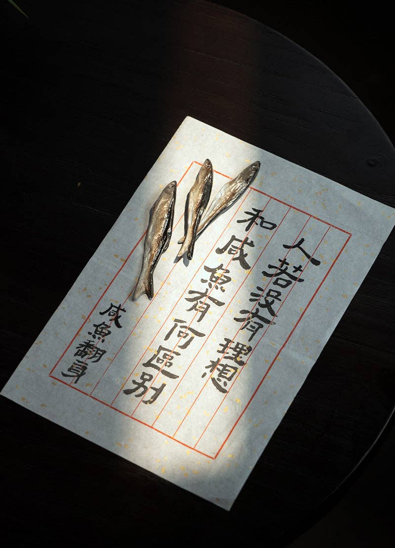 Gohobi （We cover U.S. import duties） - Wholesale Decorative Figurine - Gohobi Handmade Ceramic YiXing Clay Pacific Saury Fish Ornament Tea pet5