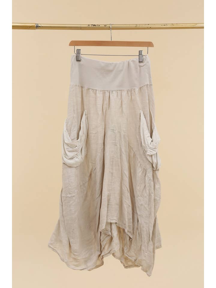 la maison des fibres naturelles – wholesale Kjol - Dam – Linnekjol i storlek One Size (US 12-16, UK 8-12, EU 40-44)4