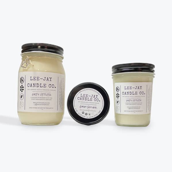 Grey Vetiver for wholesale by Lee-Jay Candle Co.