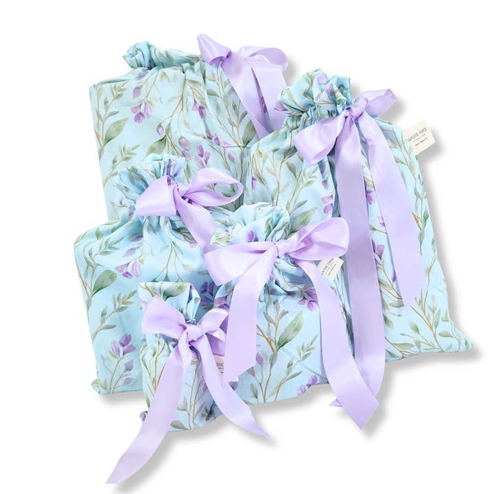 Vignes de Lilas (Juego de Bolsas de Regalo Reutilizables) para venta al por mayor de Waste Free Celebrations