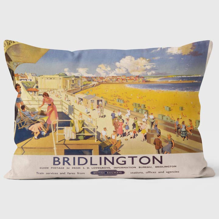 Bridlington Br affisch, 1950-talet - National Railway Museum för wholesale av ART CUSHIONS