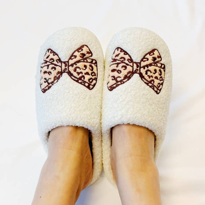 Ellison+Young - Wholesale Slippers - Women's - Emily Bow Cozy Lounge Slippers