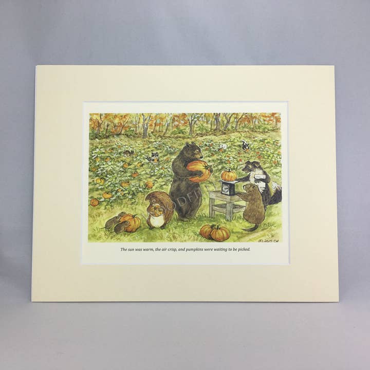 #2360 - Imprimé en forme de citrouille pour la vente par Woodfield Press