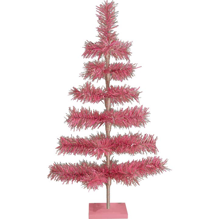 Lee Display - Wholesale Christmas decoration - Pink & Silver Firework Christmas Tree3