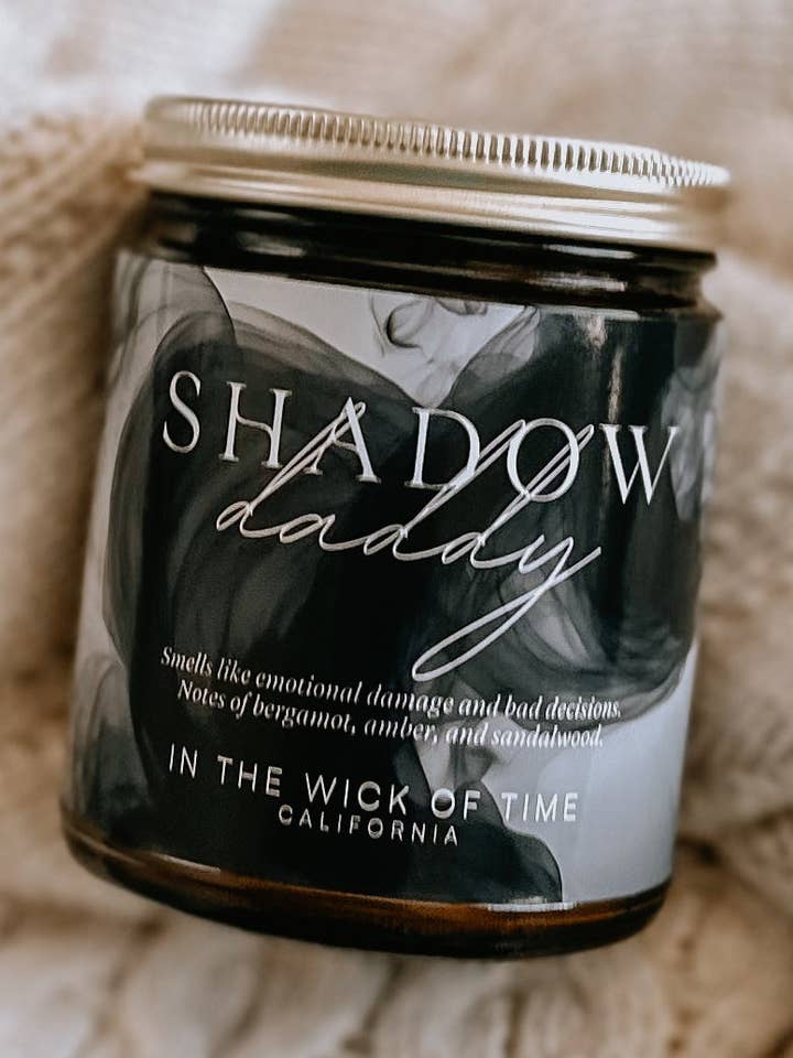Shadow Daddy Candle | 9 oz for wholesale by In the Wick of Time