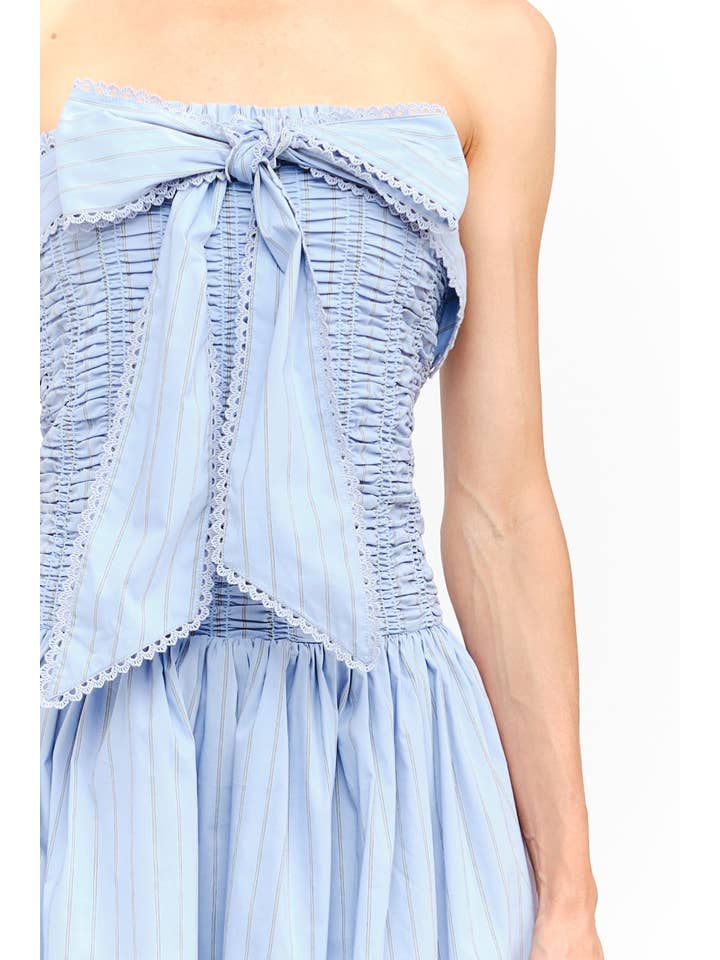 bleu Robe Selma en vente sur Faire6