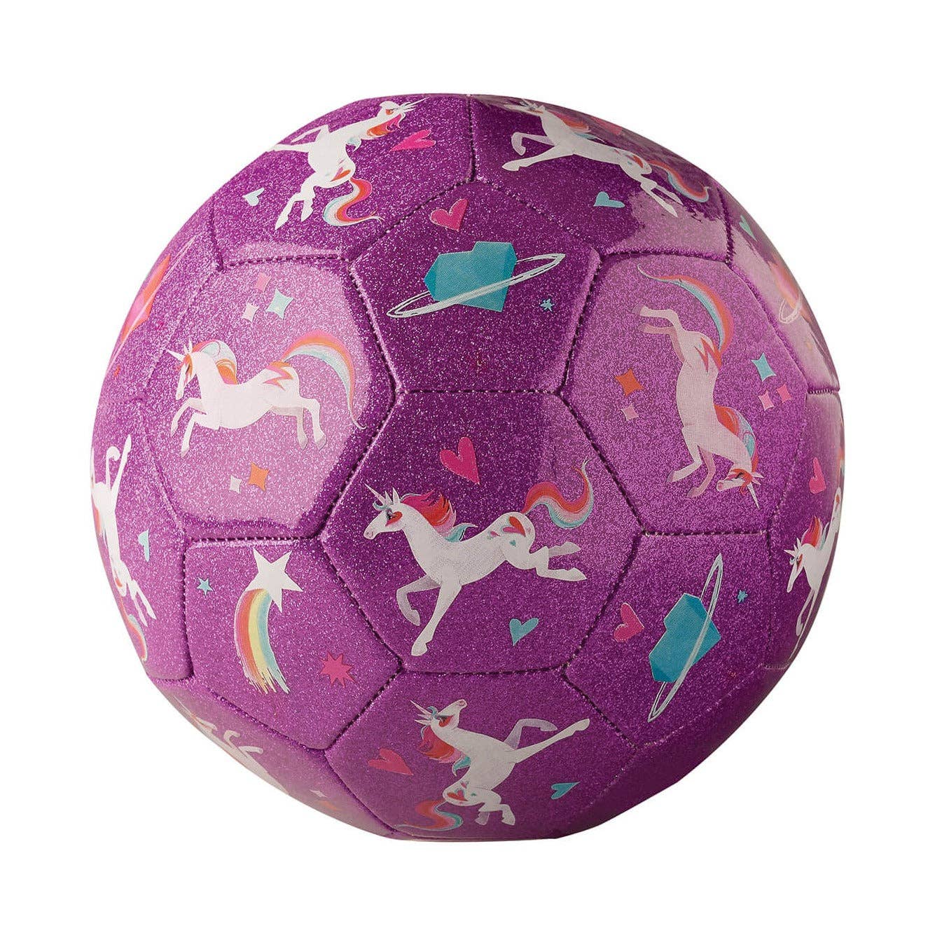 Crocodile Creek - Wholesale Sports ball – Kids - Glitter Soccer Ball - Unicorn Galaxy (Size 3)