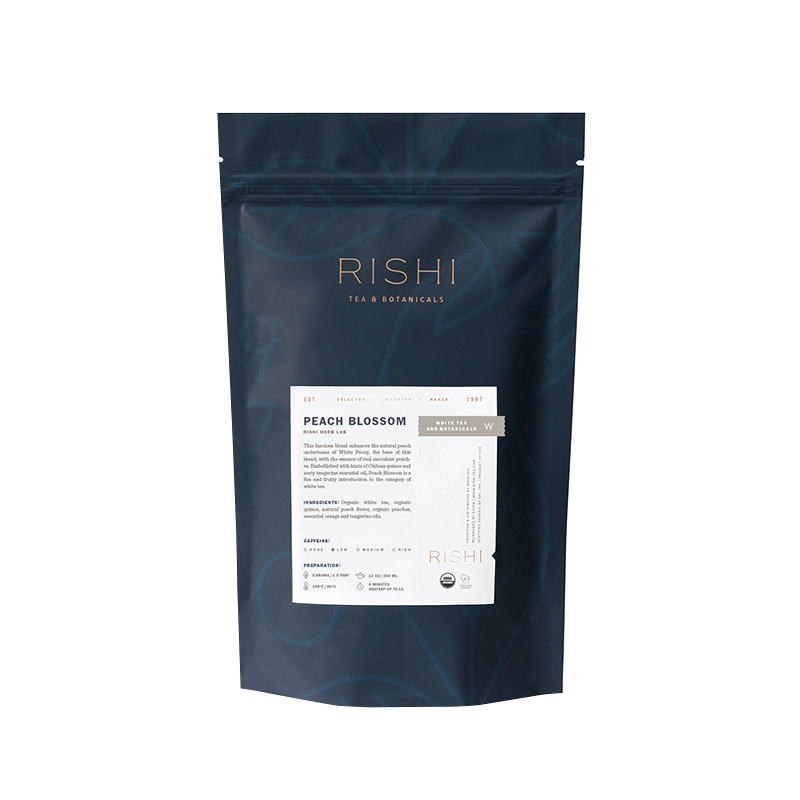 Rishi Tea & Botanicals - Wholesale Loose Tea - Peach Blossom Organic White Tea Blend (4 oz)1