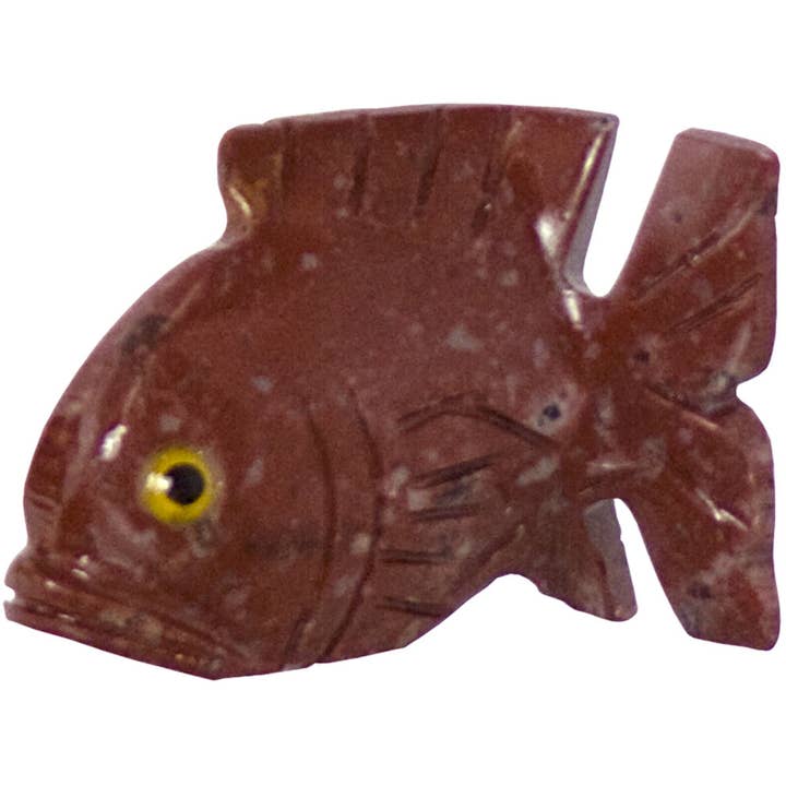Spirit Animal 1.25-inch Fish Dolomite (Pack of 5) for wholesale by Kheops International