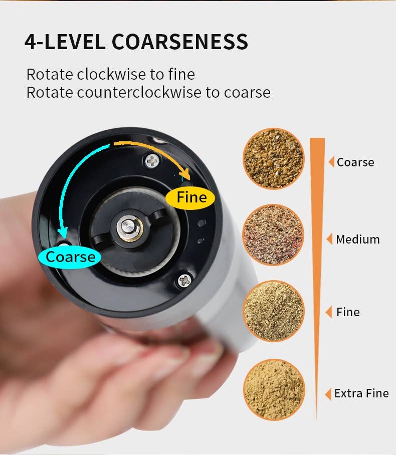 VIGOR – wholesale Köksapparat – Elektrisk salt- och pepparkvarnset automatiskt8