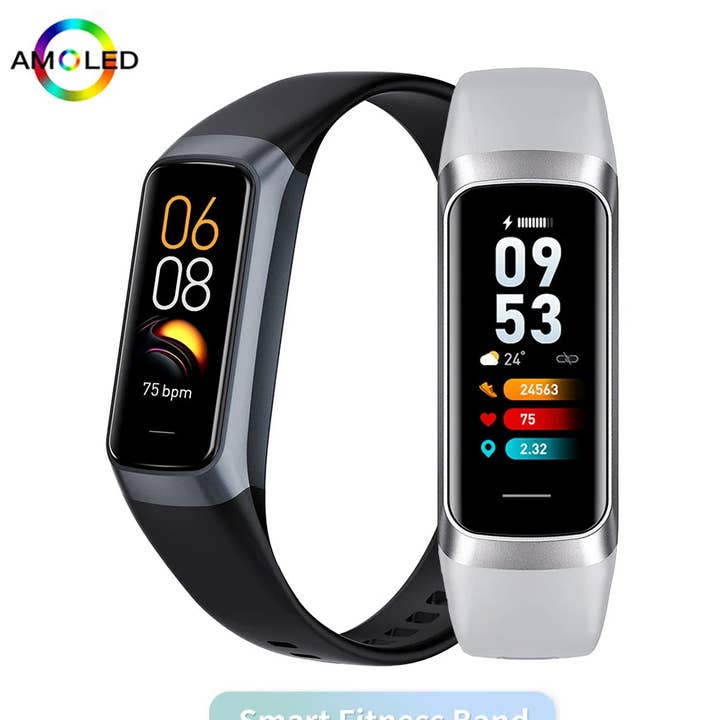 Smartwatch AMOLED da 1,1 pollici con monitoraggio della temperatura corporea per la vendita all'ingrosso da parte di GulleeGadgets